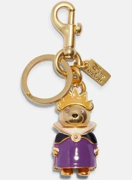 NWT Disney X Coach Evil Queen Bear Bag Charm