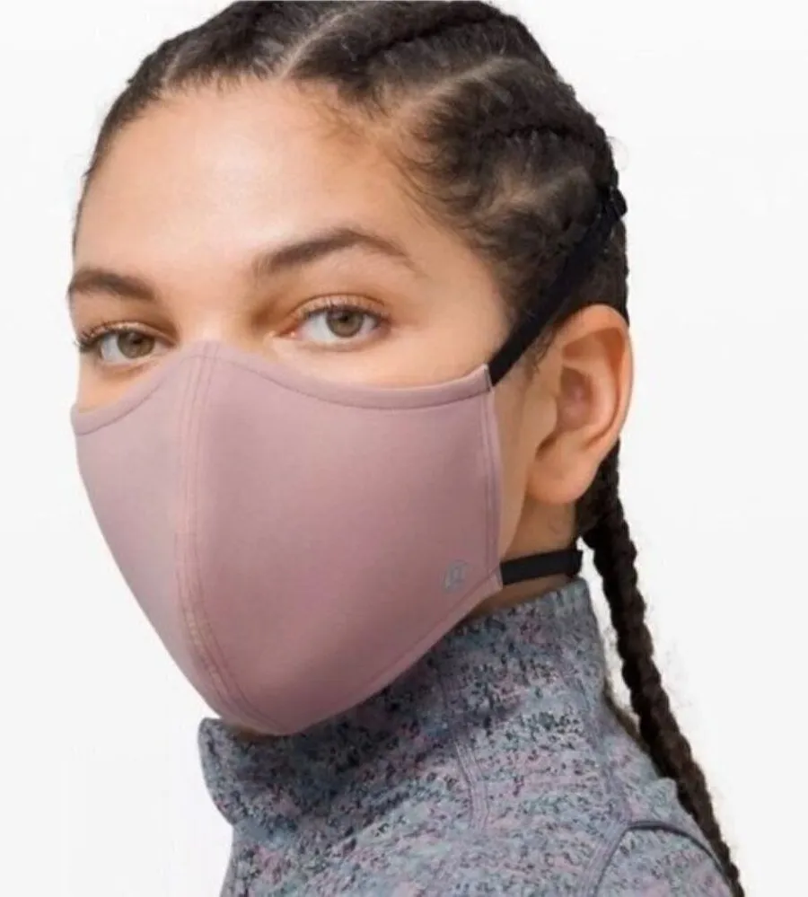NEW Lululemon Vintage Mauve Double Strap Face Mask