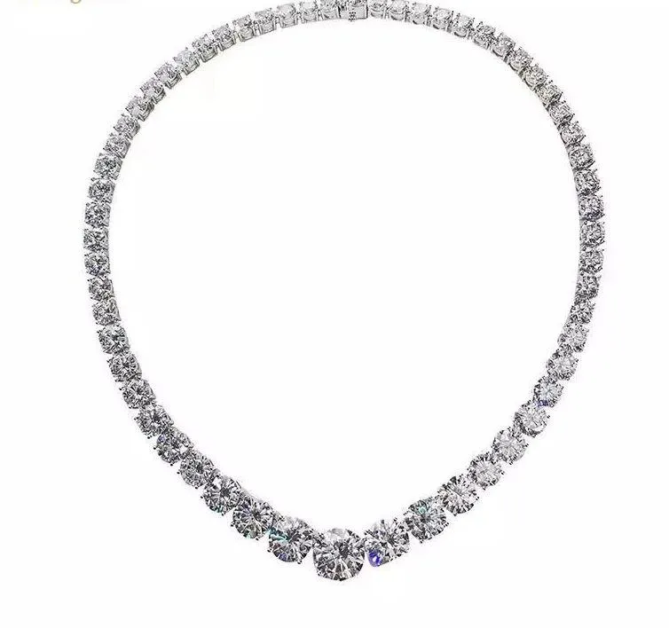 18” Silver Sterling 100% Cz Diamond.