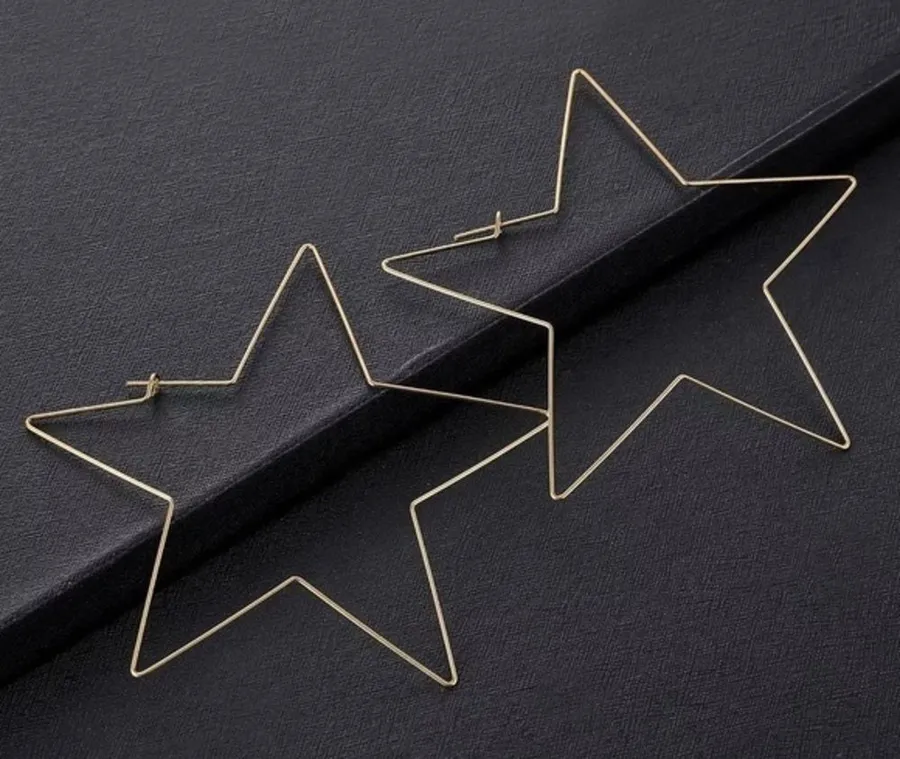 3/$30 💛 Star Hoop Earrings Gold