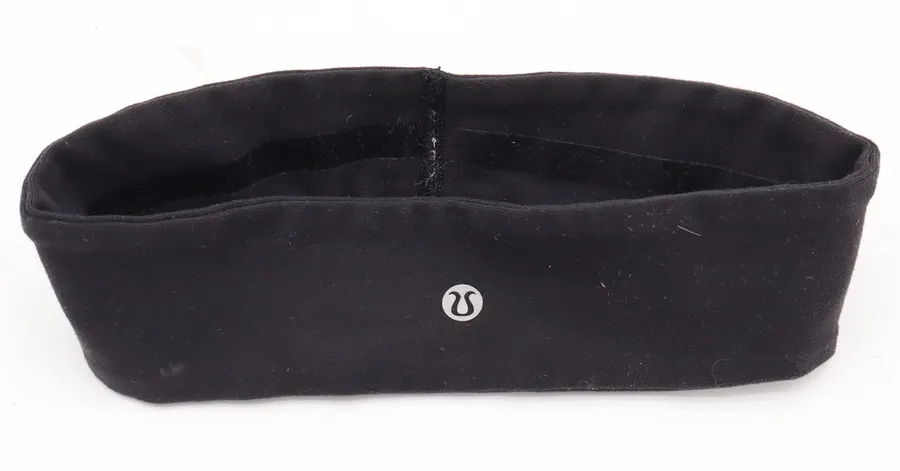 Lululemon Headband Women O/S Fly Away Tamer Black Luxtreme Non