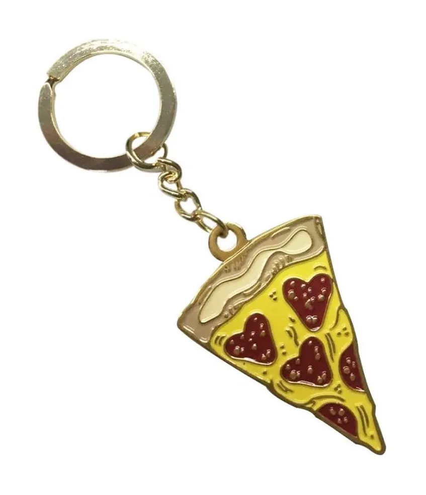 VERAMEAT PIZZA LUV KEYCHAIN PEPPERONI HEARTS NWT ❤️🍕❤️ Red