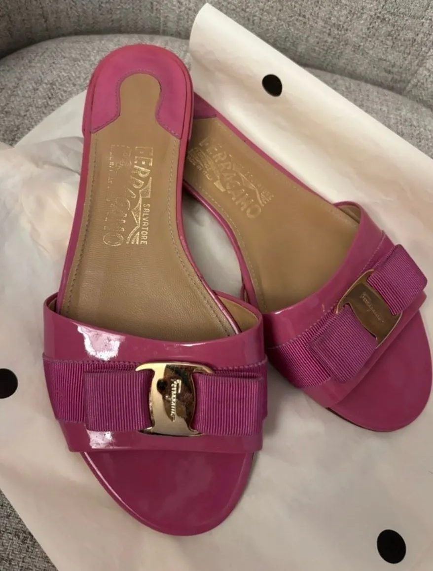 Pink Sandals Salvatore Ferragamo