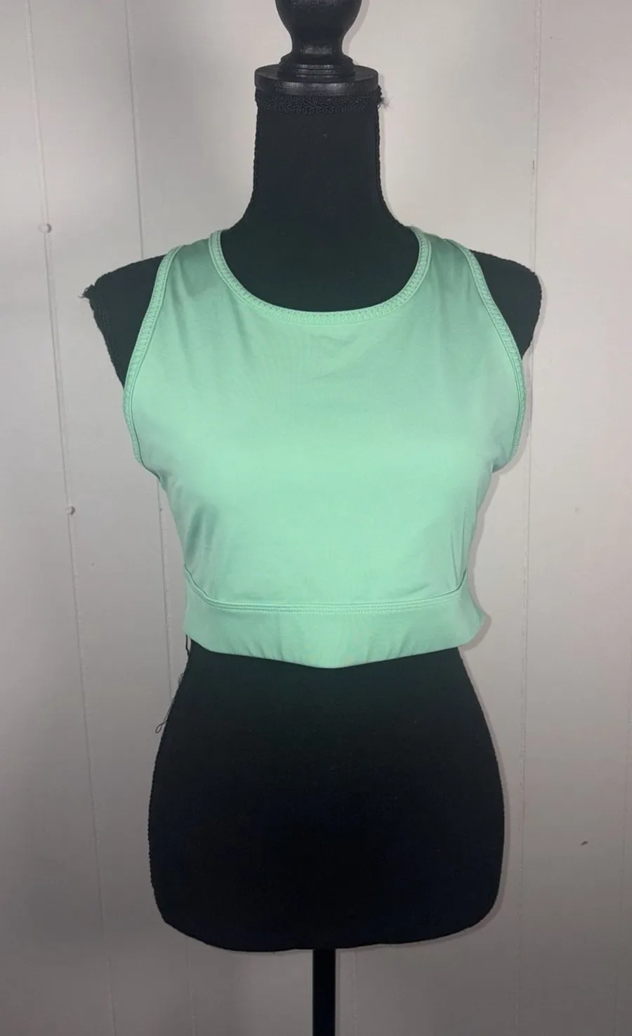 fabletics green sports bra L