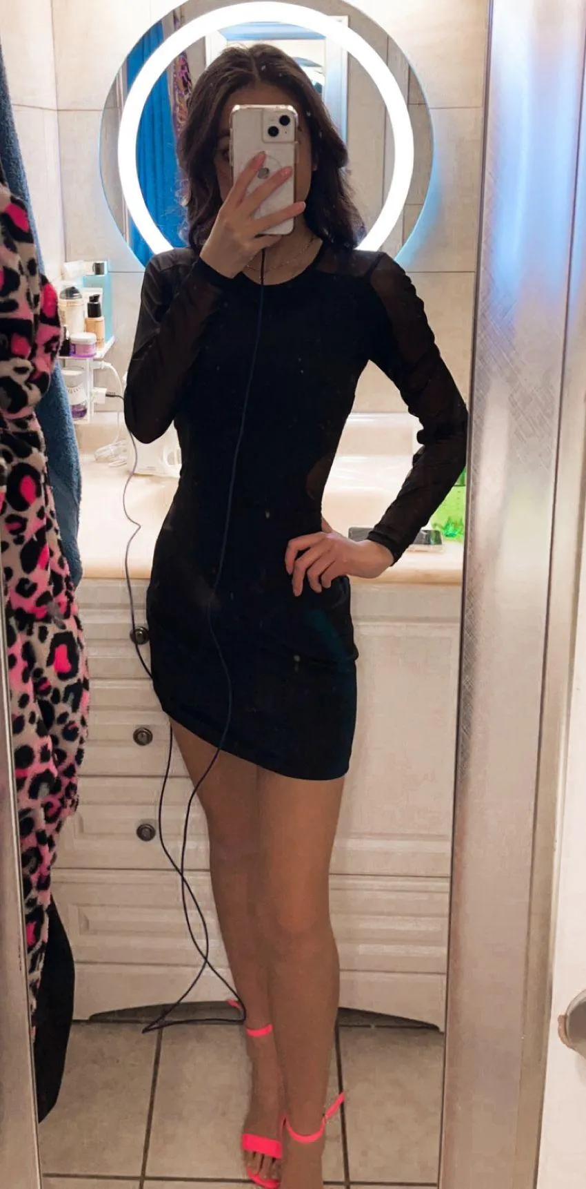 Mesh Bodycon Dress