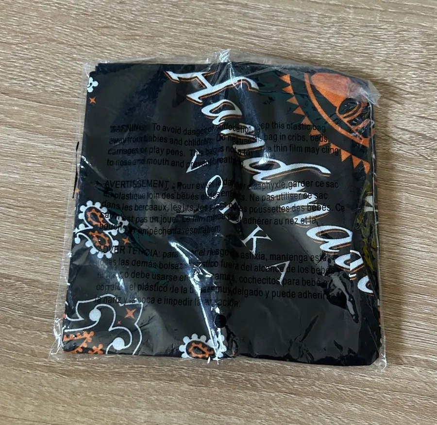 Tito’s vodka Bandana Scarf – Black and Orange