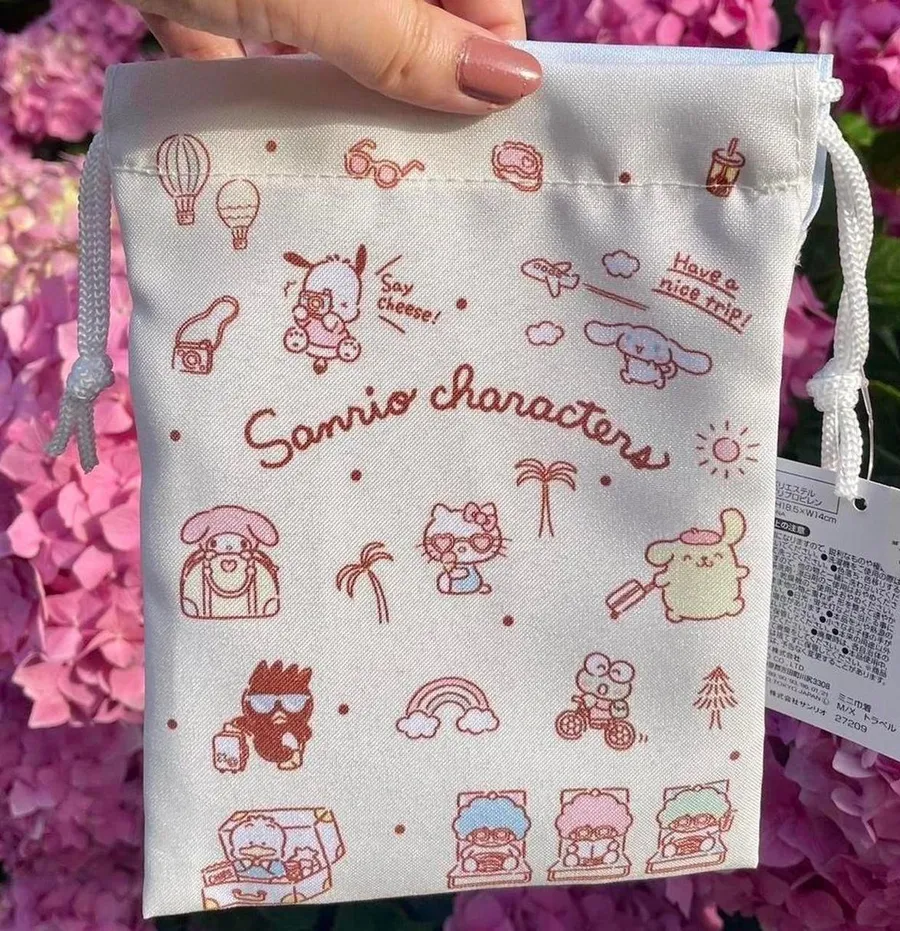 Sanrio Multicolor Small Drawstring Bag