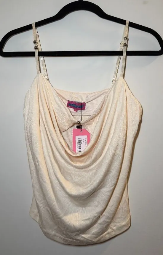 Edikted Layered Bra Cowl Neck Tank Top - New With Tags