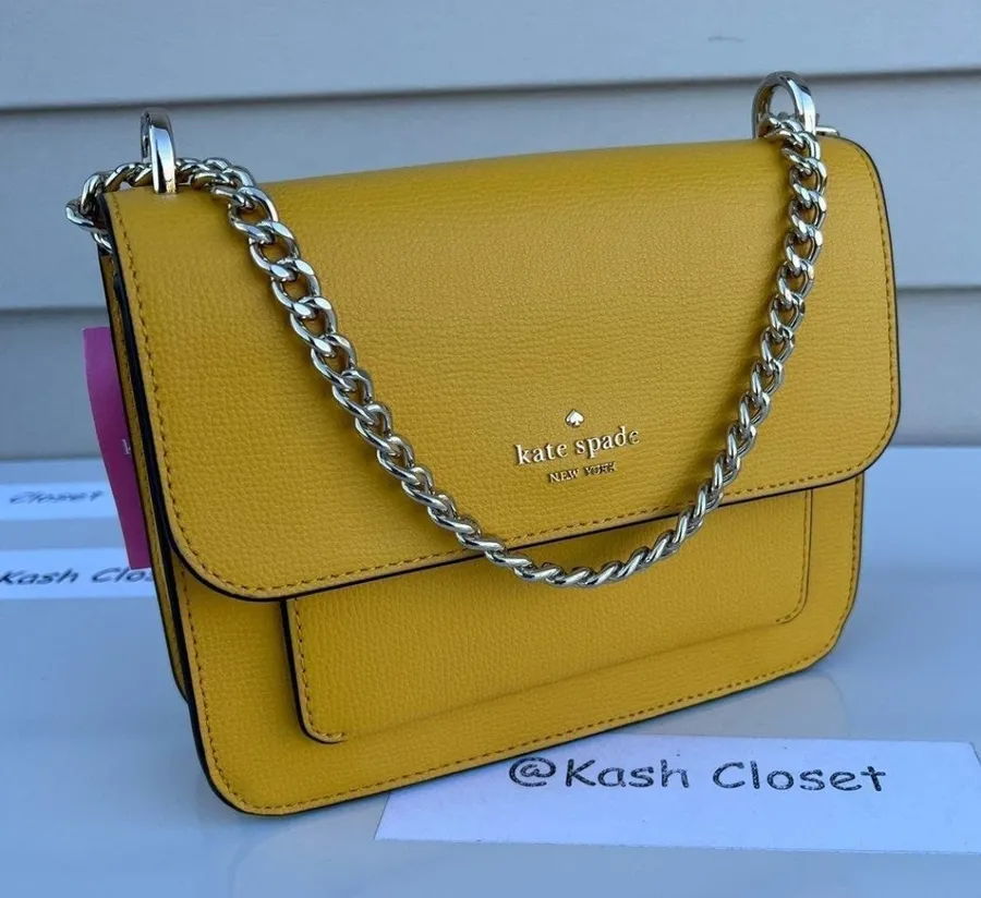 Kate Spade Sunflower Remi Crossbody Flap Chain Purse