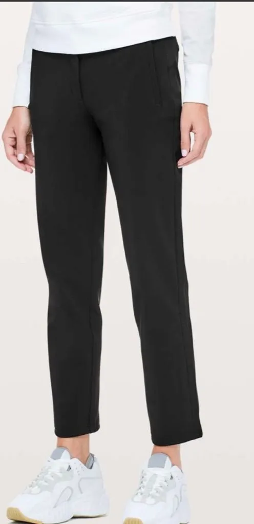 Lululemon On The Move Black Pants Size 2