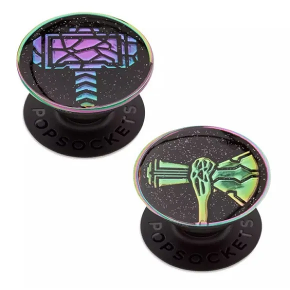 Thor Pop Socket Glitter Marvel Set Mjolnir Stormbreaker