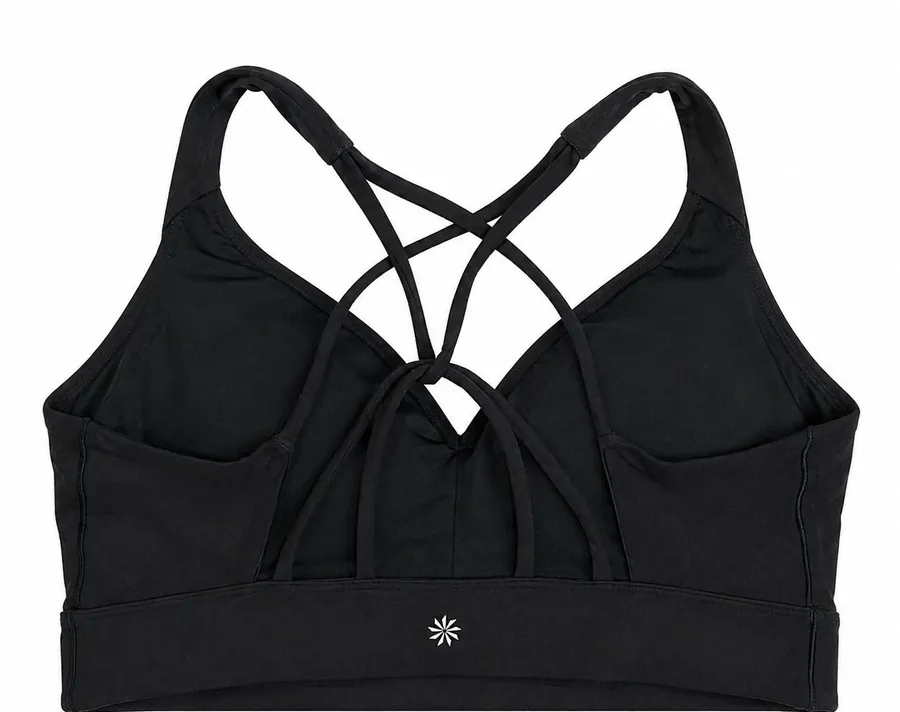 Athleta Size L Sports Bra Solace D-DD Low Impact Support Buttery Soft Barre Yoga