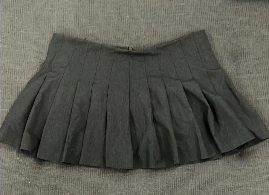 Zara Black Skater Mini Skirt
