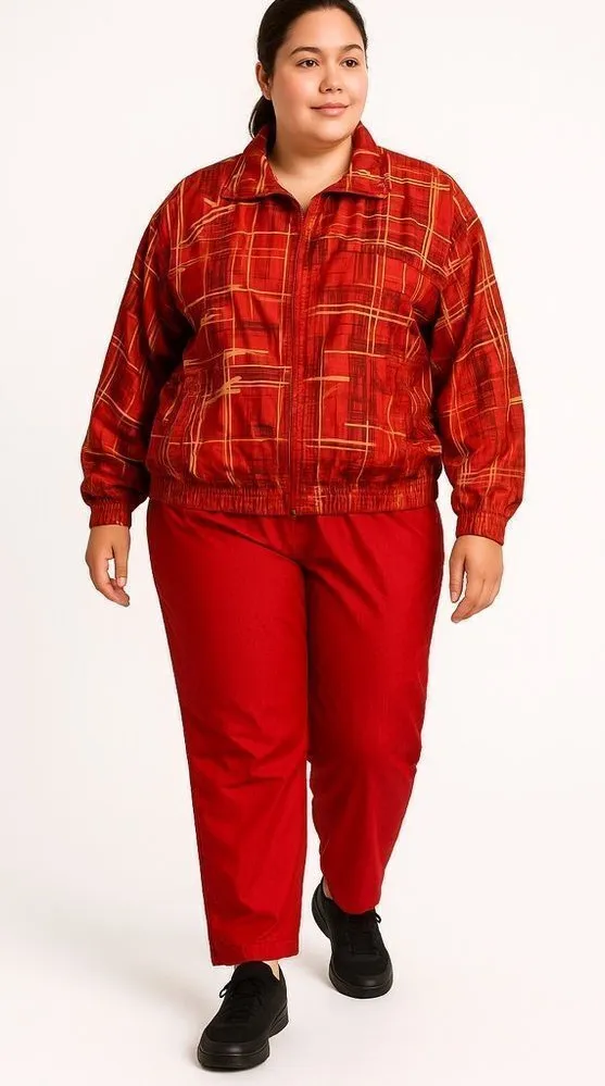 FU DA SILK International Women’s XL 100% silk 2 peace tracksuit NWT