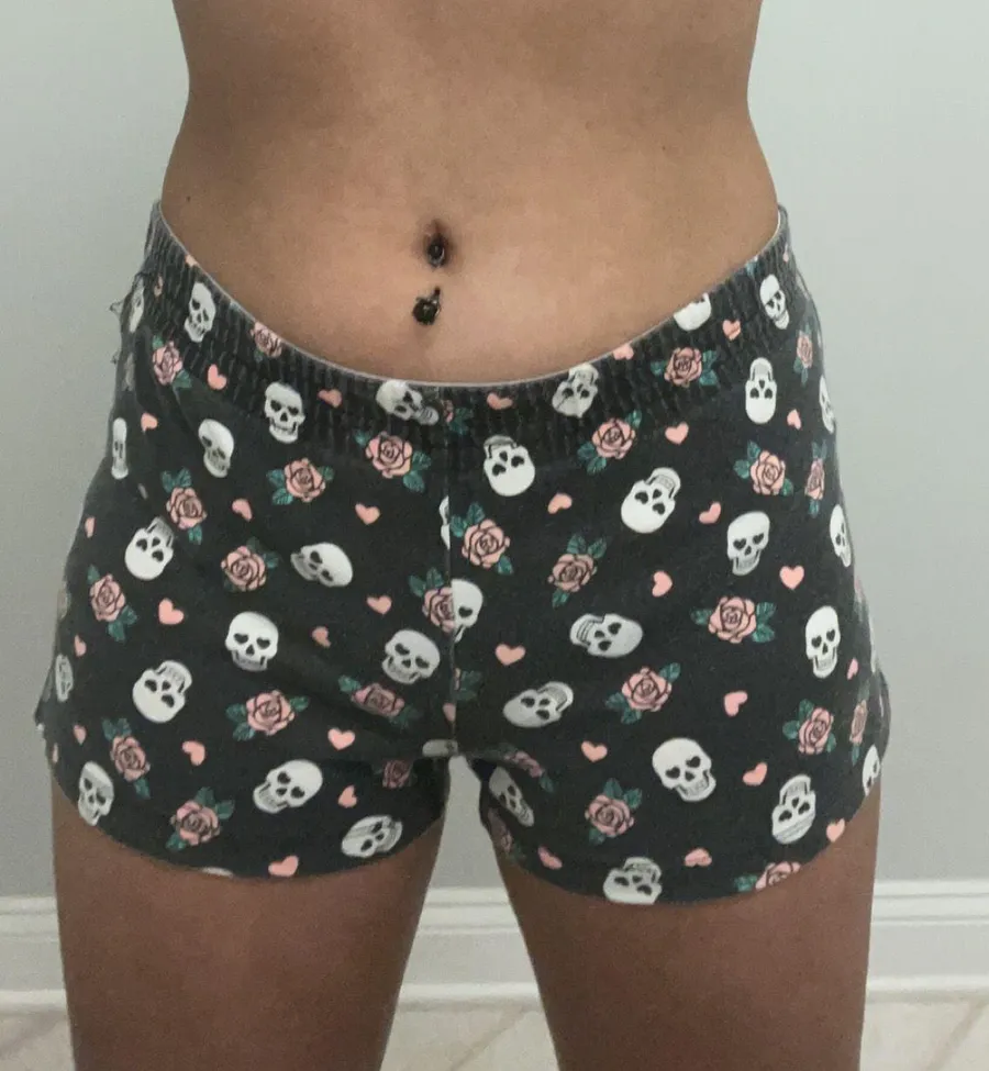 Skull And Roses Shorts