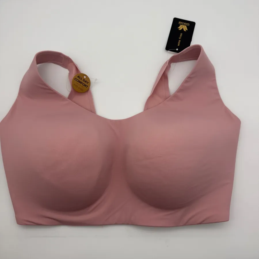 NWT Wacoal Smooth Wire Free Bralette Size 2XL Pink D/DD Cup Comfy Soft Lounge