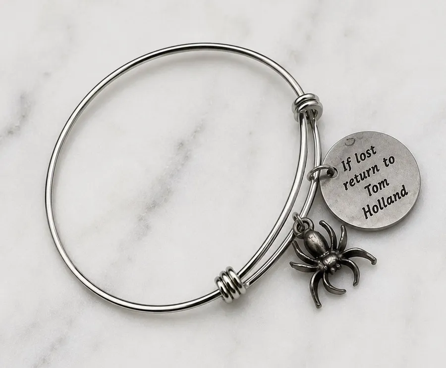 Adjustable Silver Spider