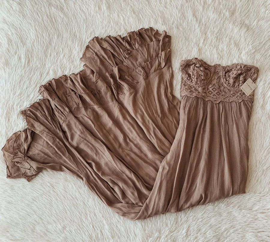 Adella Corset Maxi Dress