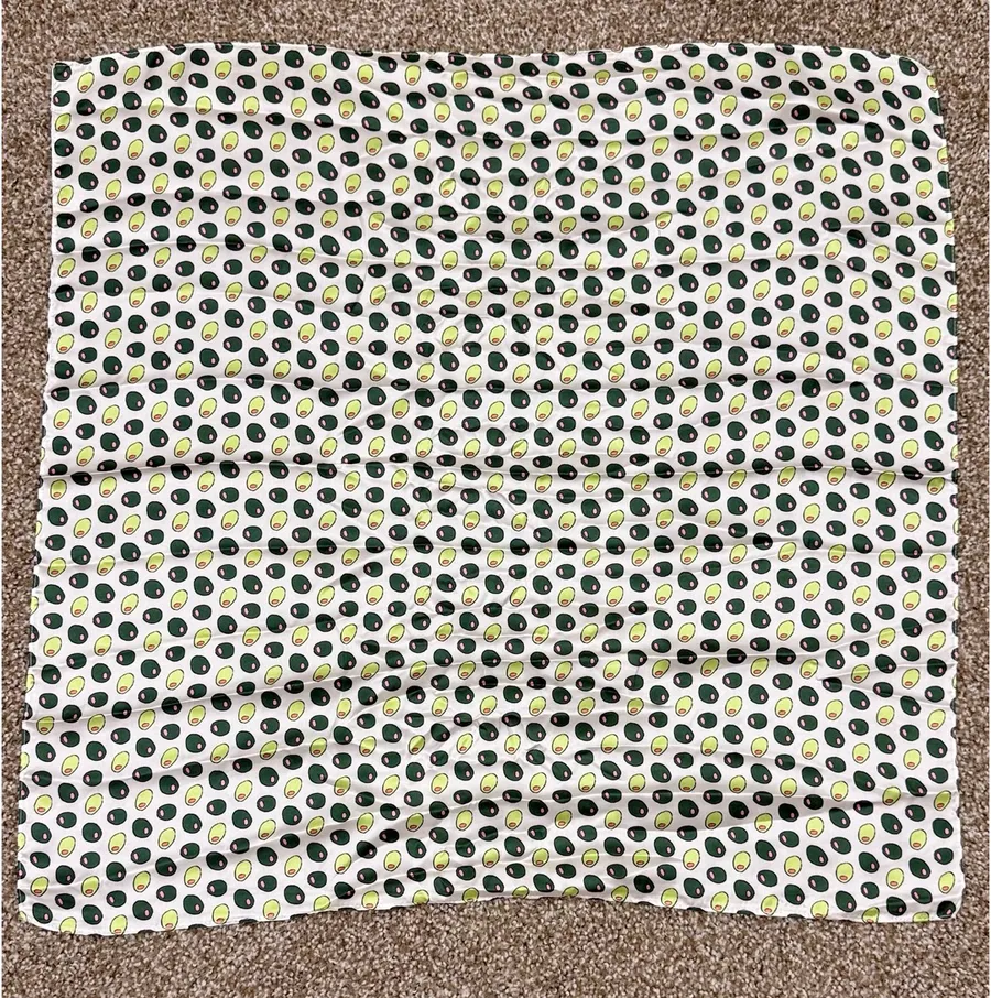 Avocado Print Scarf – New Green
