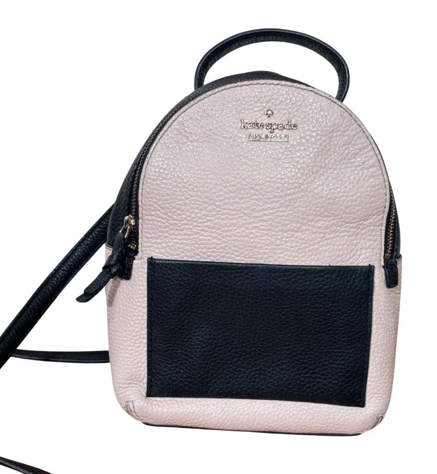 Kate Spade New York Jackson Street Merry Mini Backpack Leather Cream