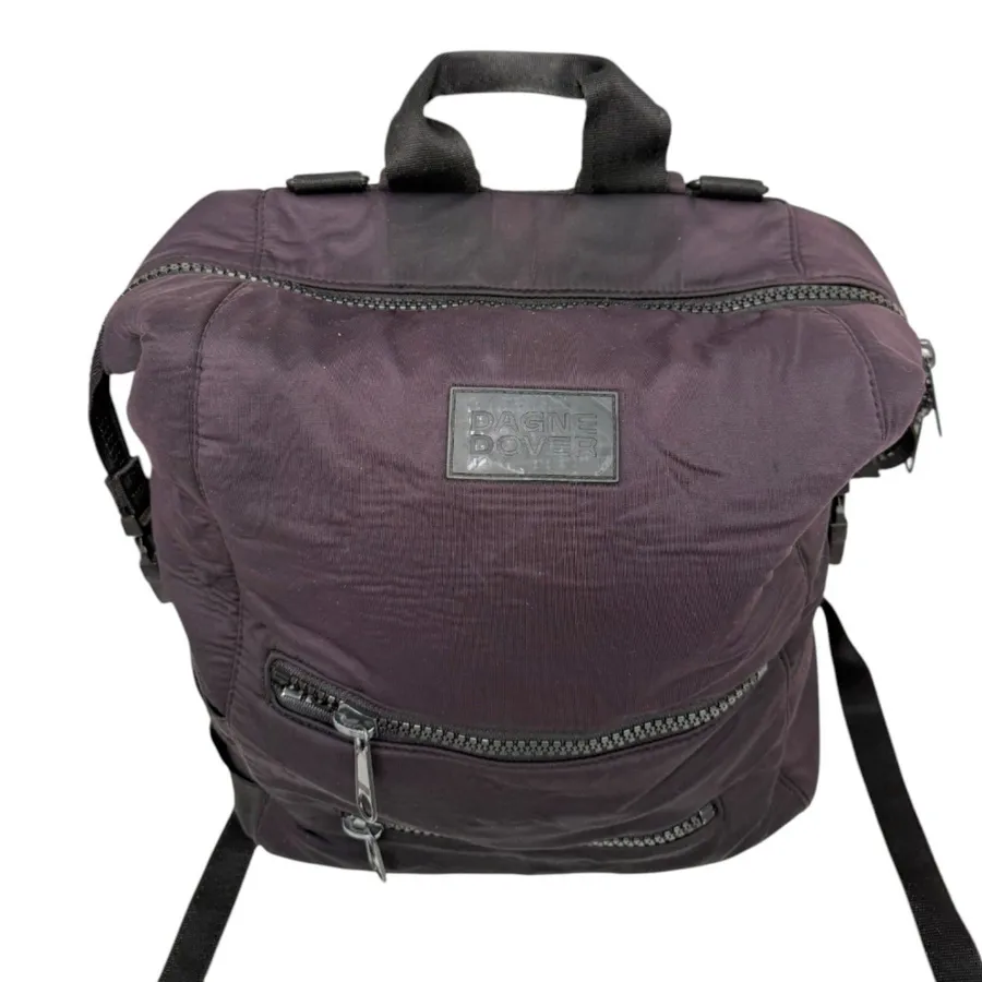 Dagne Dover Indi Neoprene Diaper Backpack Purple Black - READ