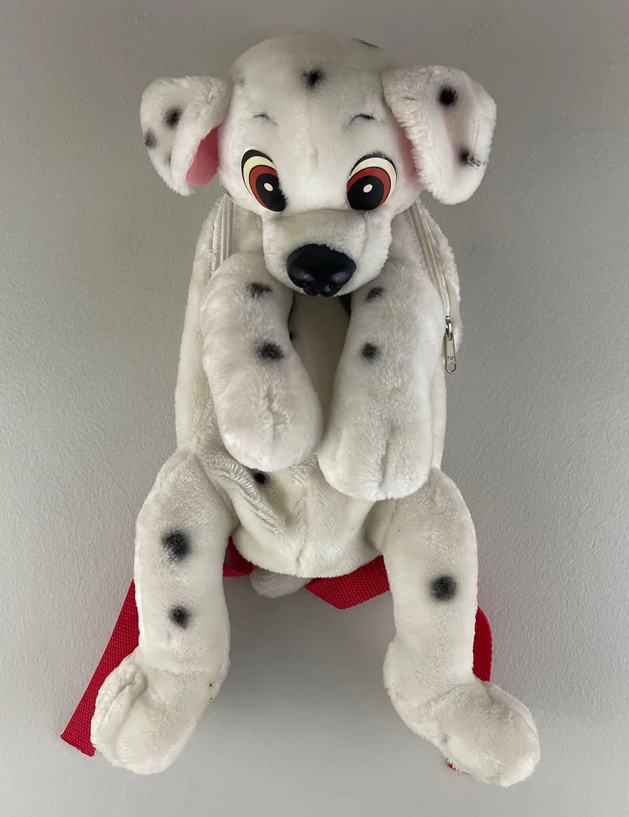 Vintage 2000’s 101 Dalmatians Puppy Dog Plush Small Backpack