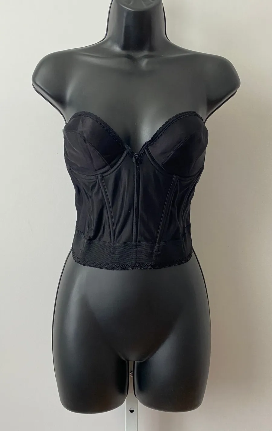 Youthcraft Nylon MobWife Witchy Office Siren Lingerie Bustier 38B Black Size undefined