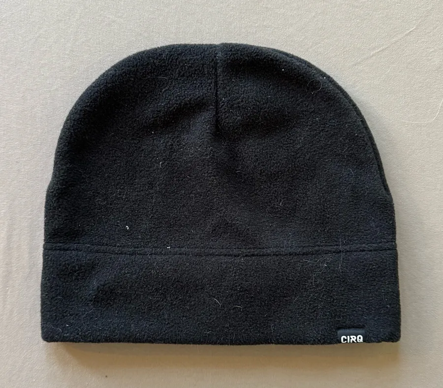 Cirq Yupoong Polar Fleece Beanie Hat Black