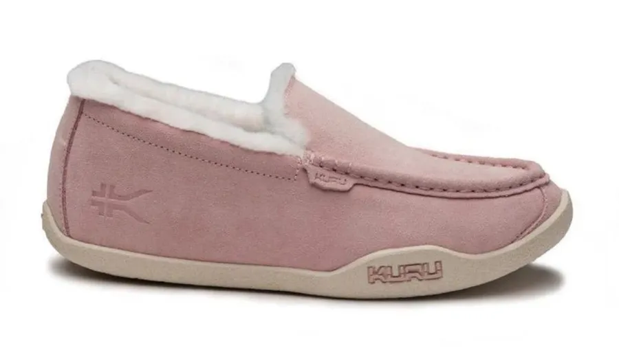 Kuru Loft indoor/outdoor moccasin in Soft pink/vanilla 6.5 Pink