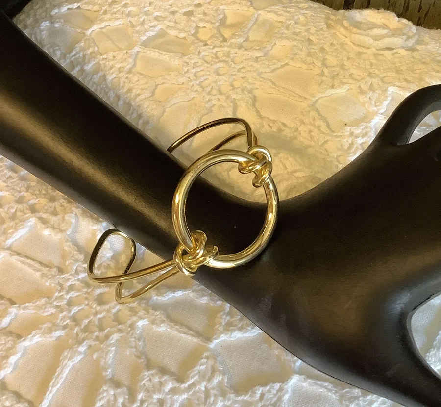 Trendy Gold Tone Bangle