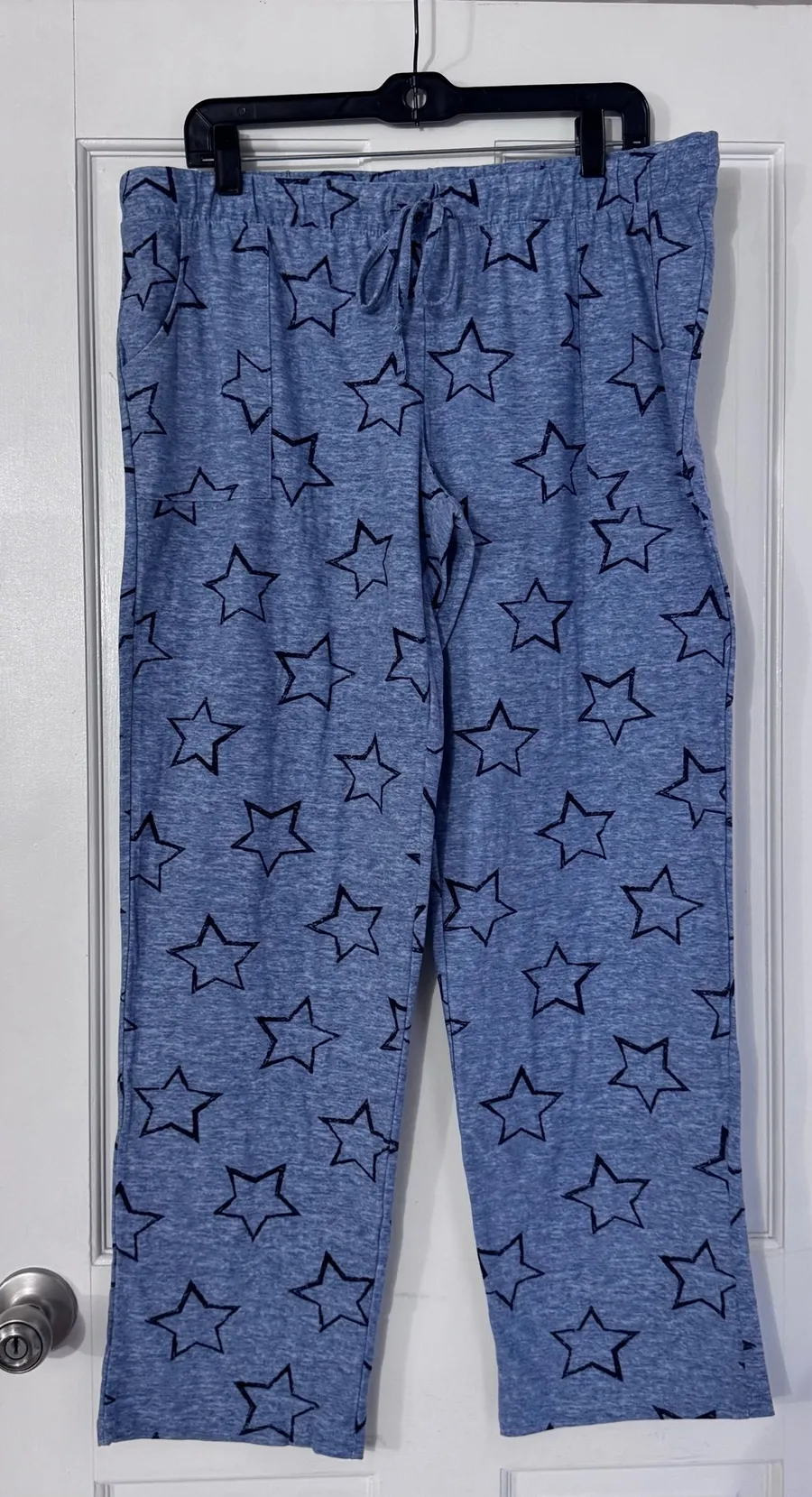 Lucky Brand Star-Print Blue Drawstring Lounge Pants XL