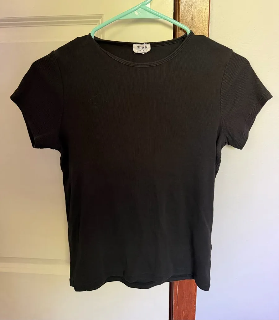 Cotton On Black Short-Sleeve Women's Tee