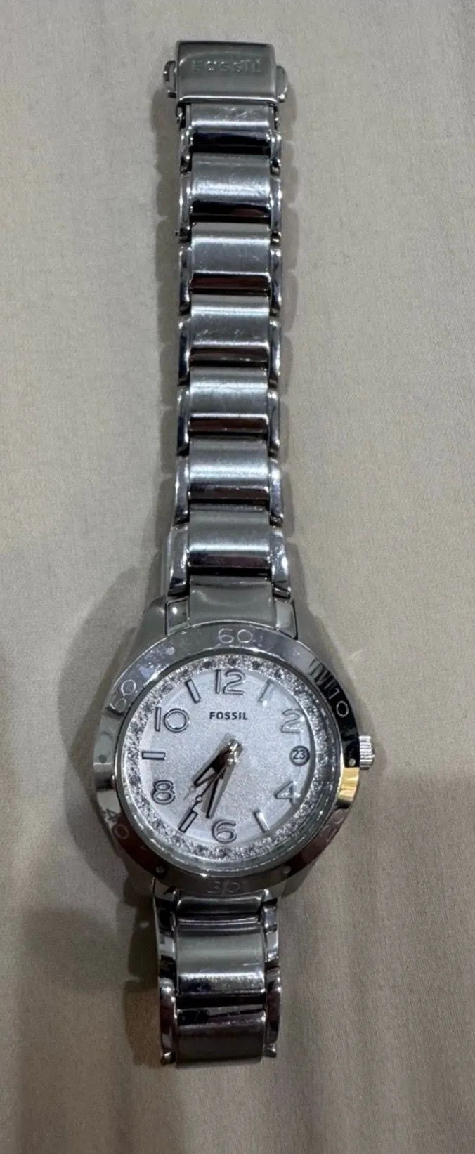 Fossil Women’s Silver Stainless Steel Watch