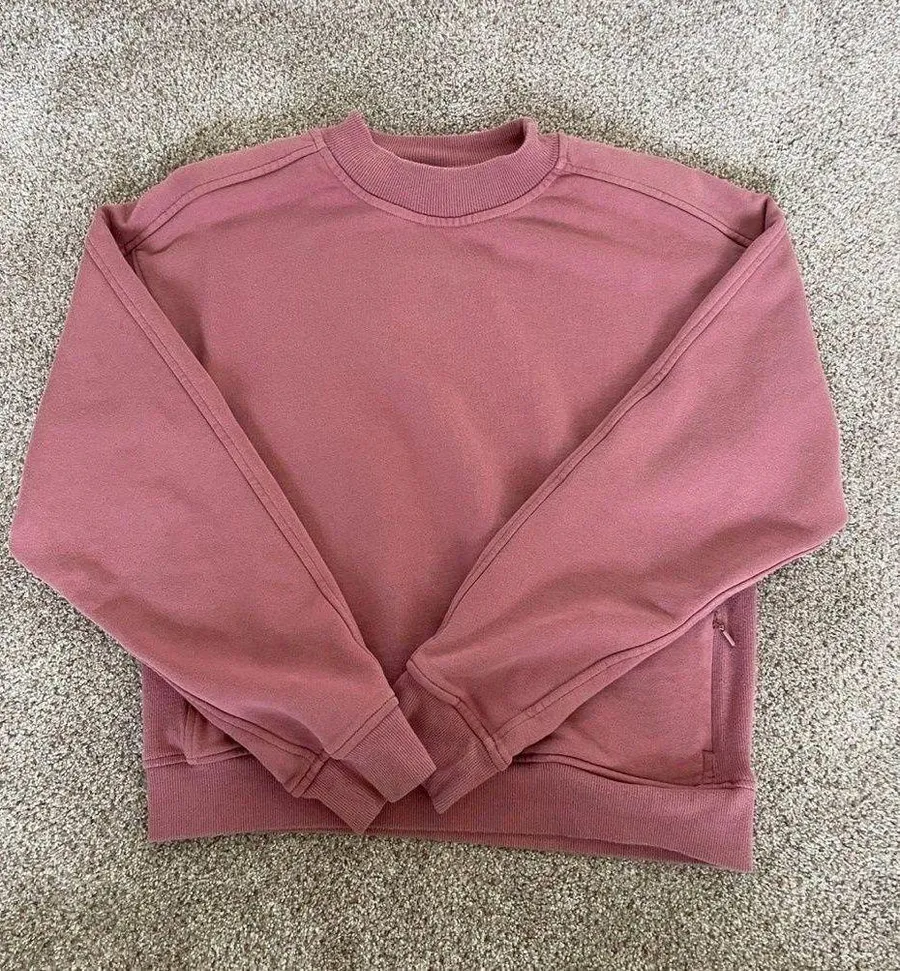 Pink Lululemon Chill On Pullover (Size 4)