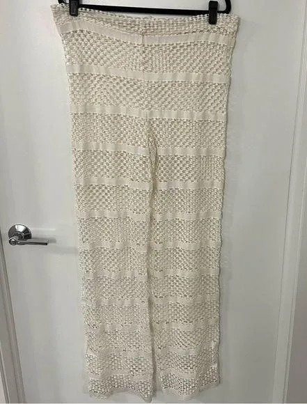 Crochet Coverup Pants Medium Size undefined