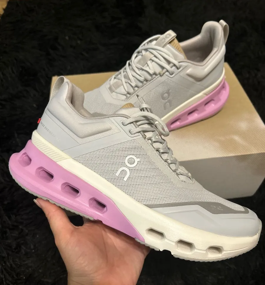 ON CLOUDNOVA X glacier Sakura athletic training running shoes sneakers sz8.5 new Gray Size 8.5