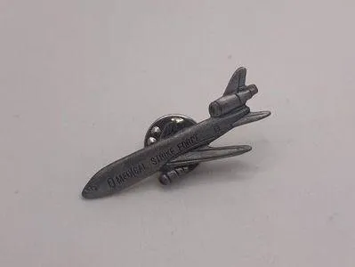 Medical Strike Force Jet Airplane Lapel Pin Pewter Tie Tack