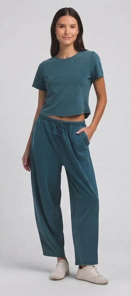 NWT Sundry Washed Baby Tee & Pants Set