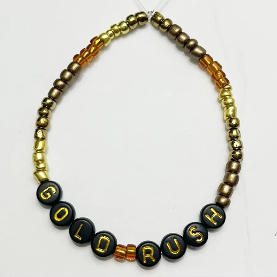 Taylor Swift Friendship Bracelet Gold Rush Evermore