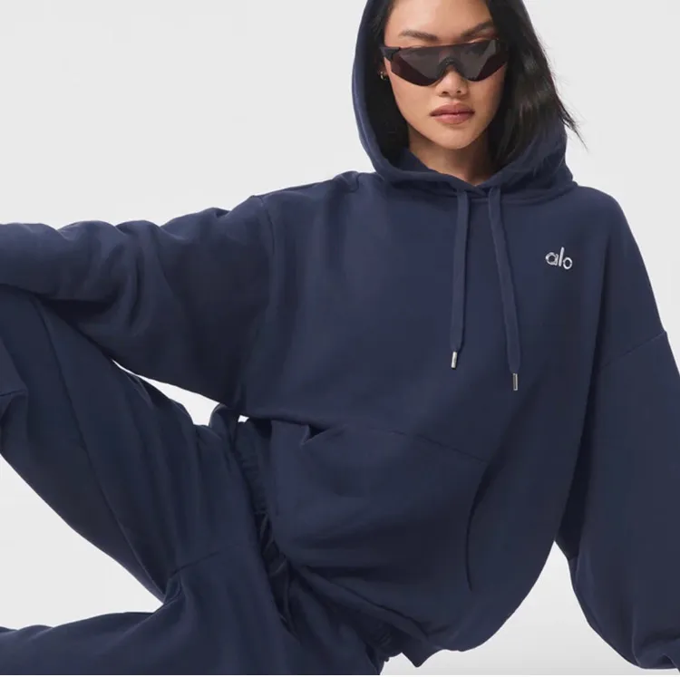 Alo Yoga Accolade Hoodie Navy M