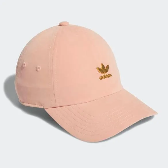 Relaxed Metal Strap-Back Hat