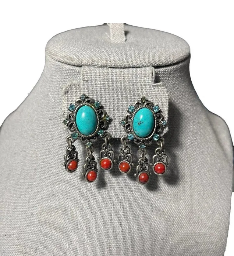 Turquoise & Coral