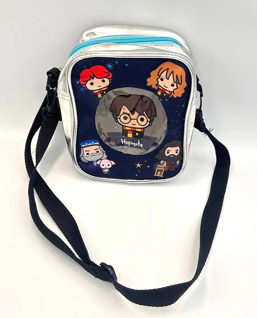 Bioworld Harry Potter Chibi Crossbody Youth Bag Silver Small Wizarding World