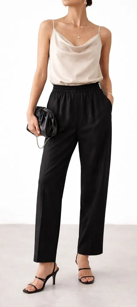 Gallant Vintage Black Relaxed Trousers