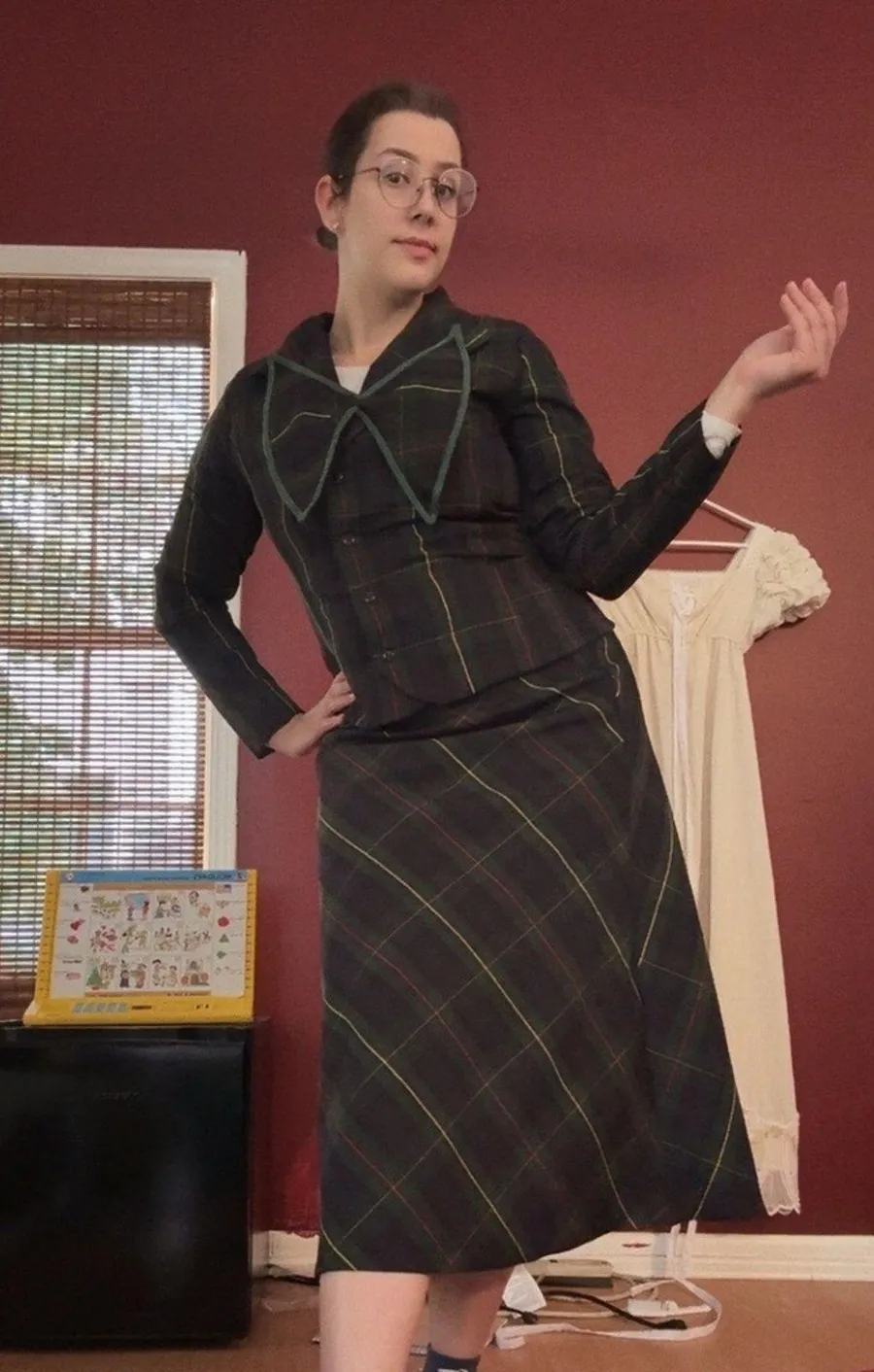 Queenie Goldstein cosplay suit Green Size M