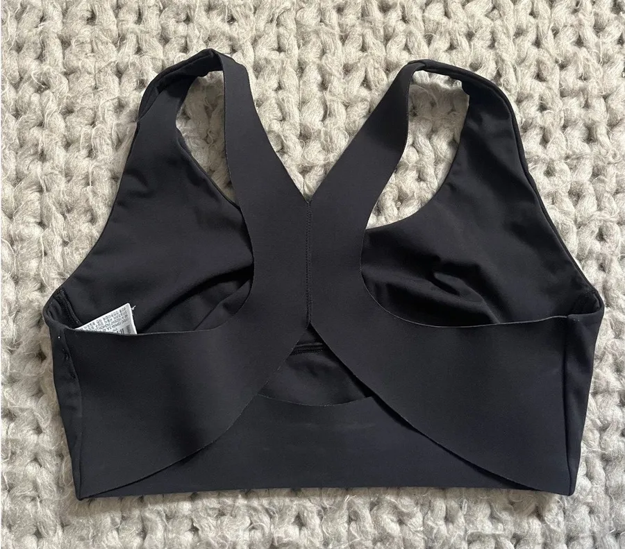OYSHO SPORT sports bra black size large