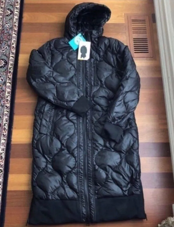 Down filled coat