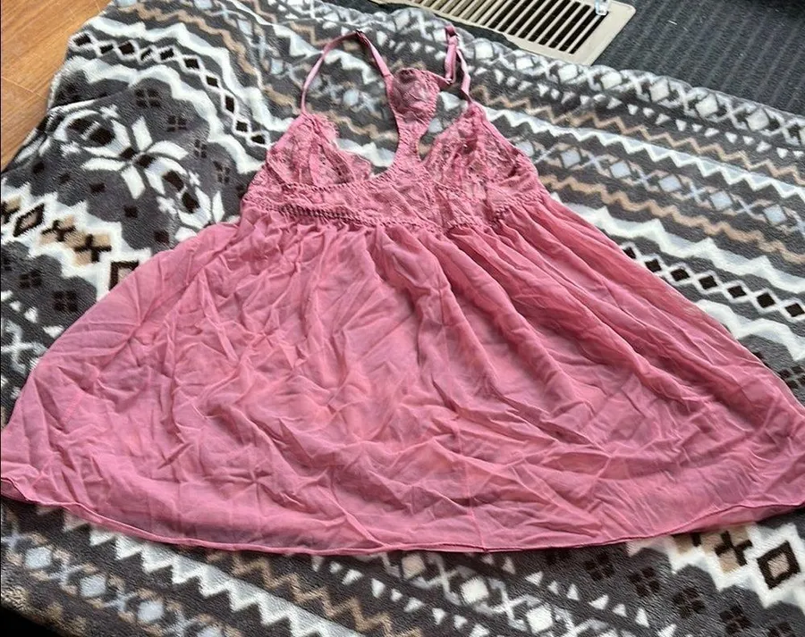 Victoria's Secret Pink Chemise with Spaghetti Straps