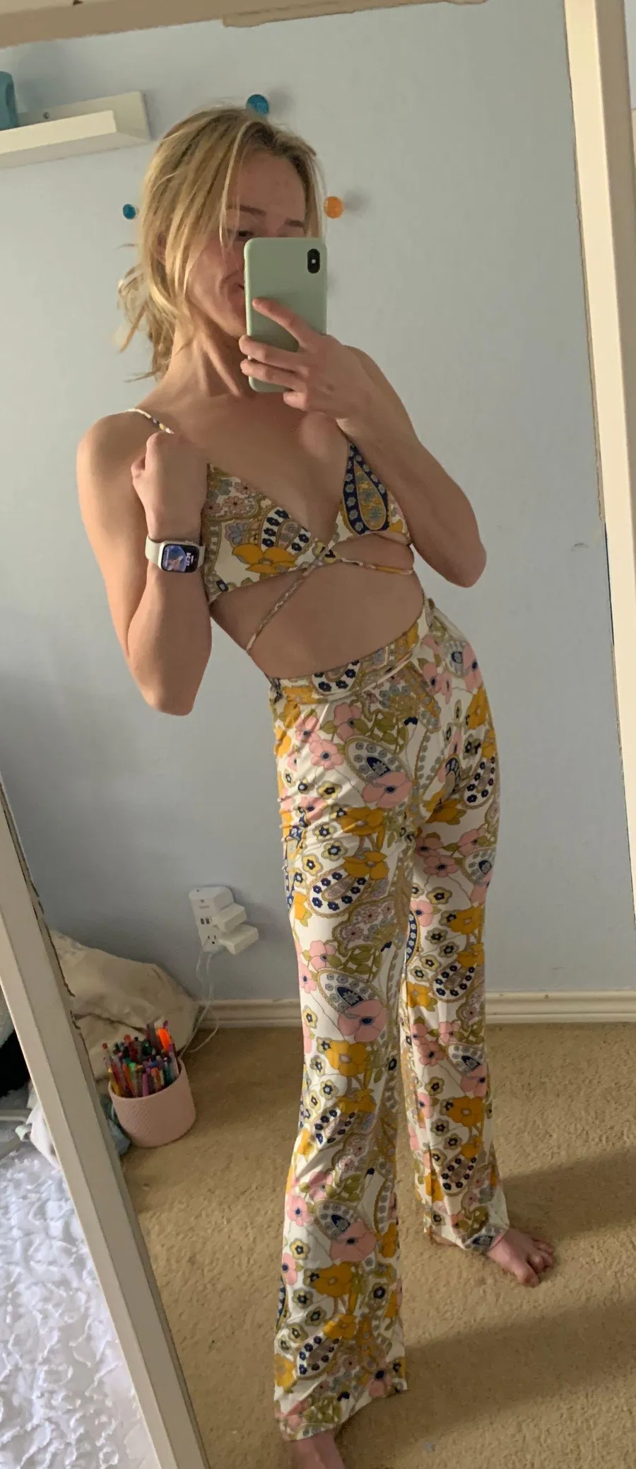 Floral Two Piece Spring Fit!!!