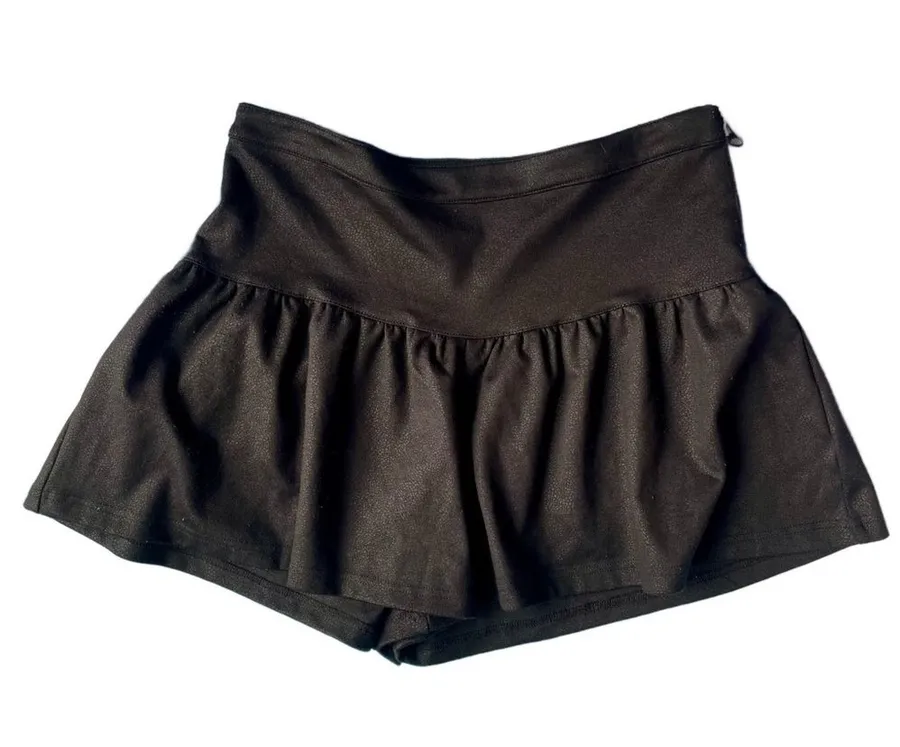 Free People High Waisted Knit Balloon Mini Shorts 6